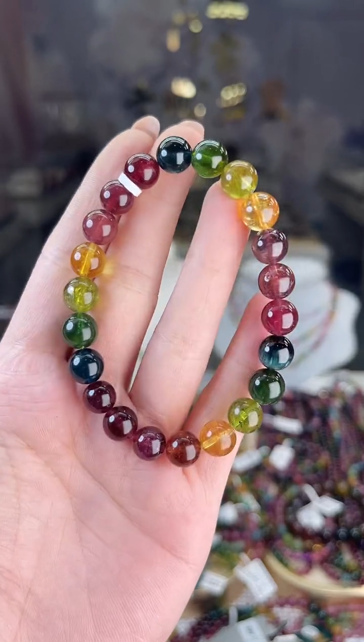 【闪购商品】碧玺/未镶嵌8mm+碧玺单圈多样性发货