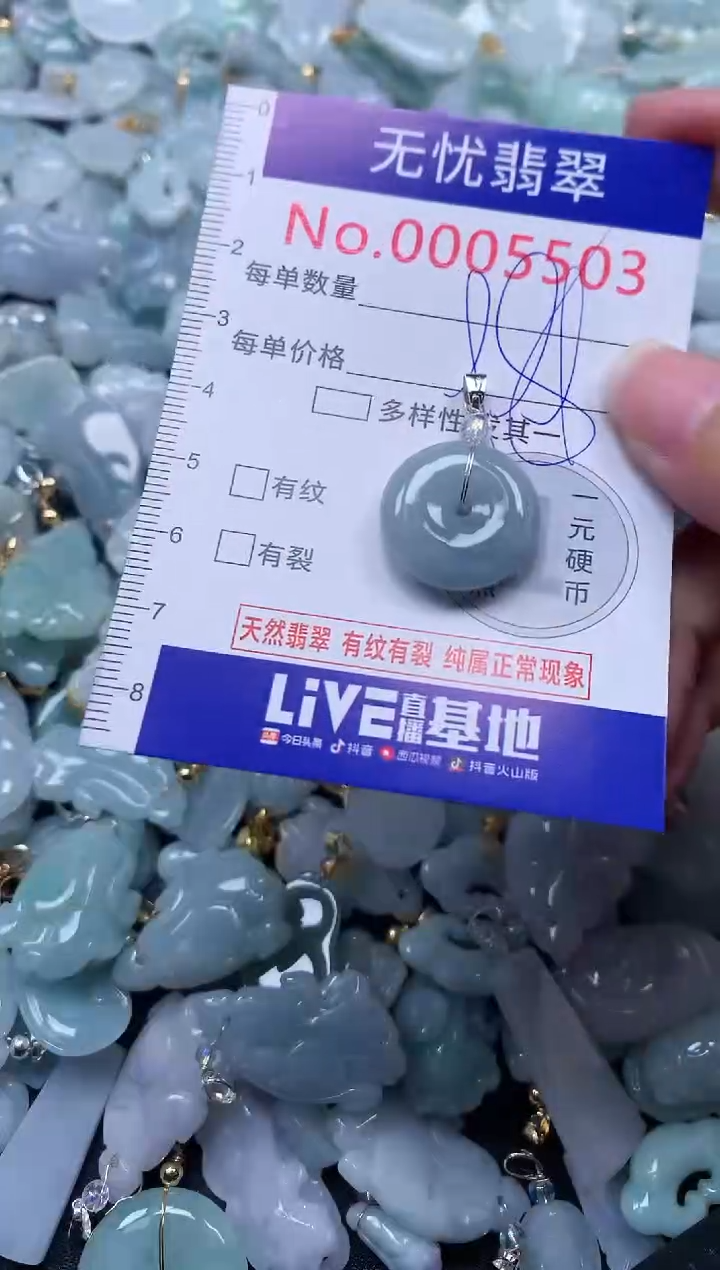 颈饰未镶嵌翡翠5503