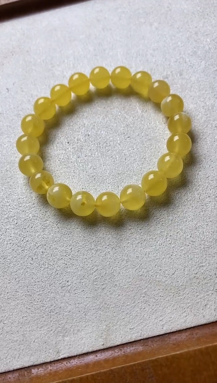裸石琥珀未镶嵌然手串