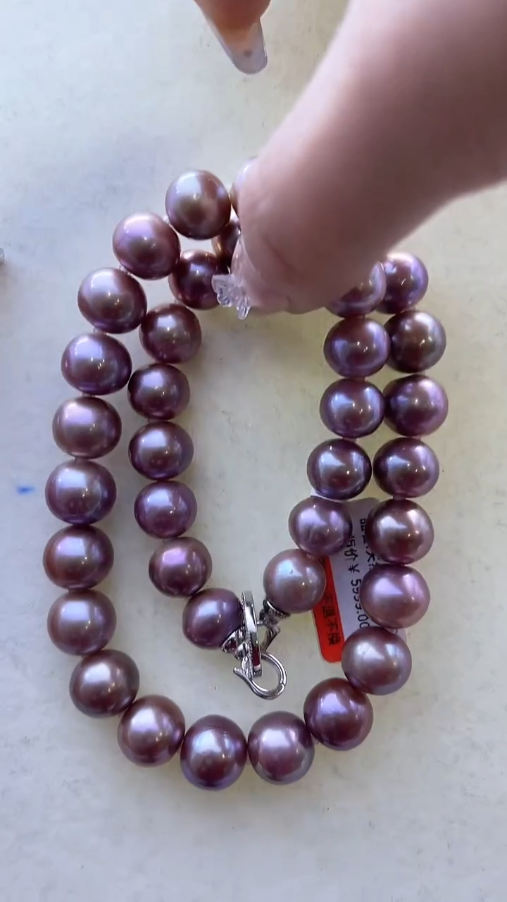 【闪购商品】淡水珍珠项链银S925镶嵌959定制