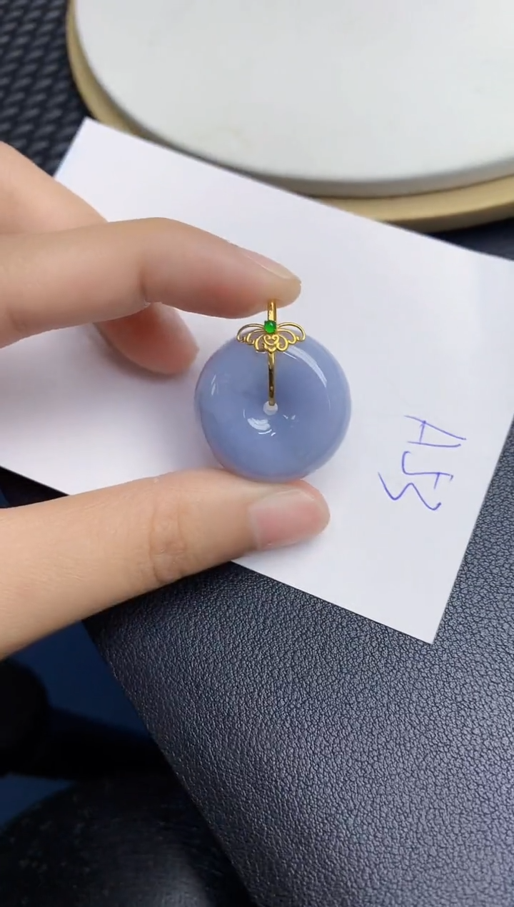 【闪购商品】翡翠颈饰18K金镶嵌000000000
