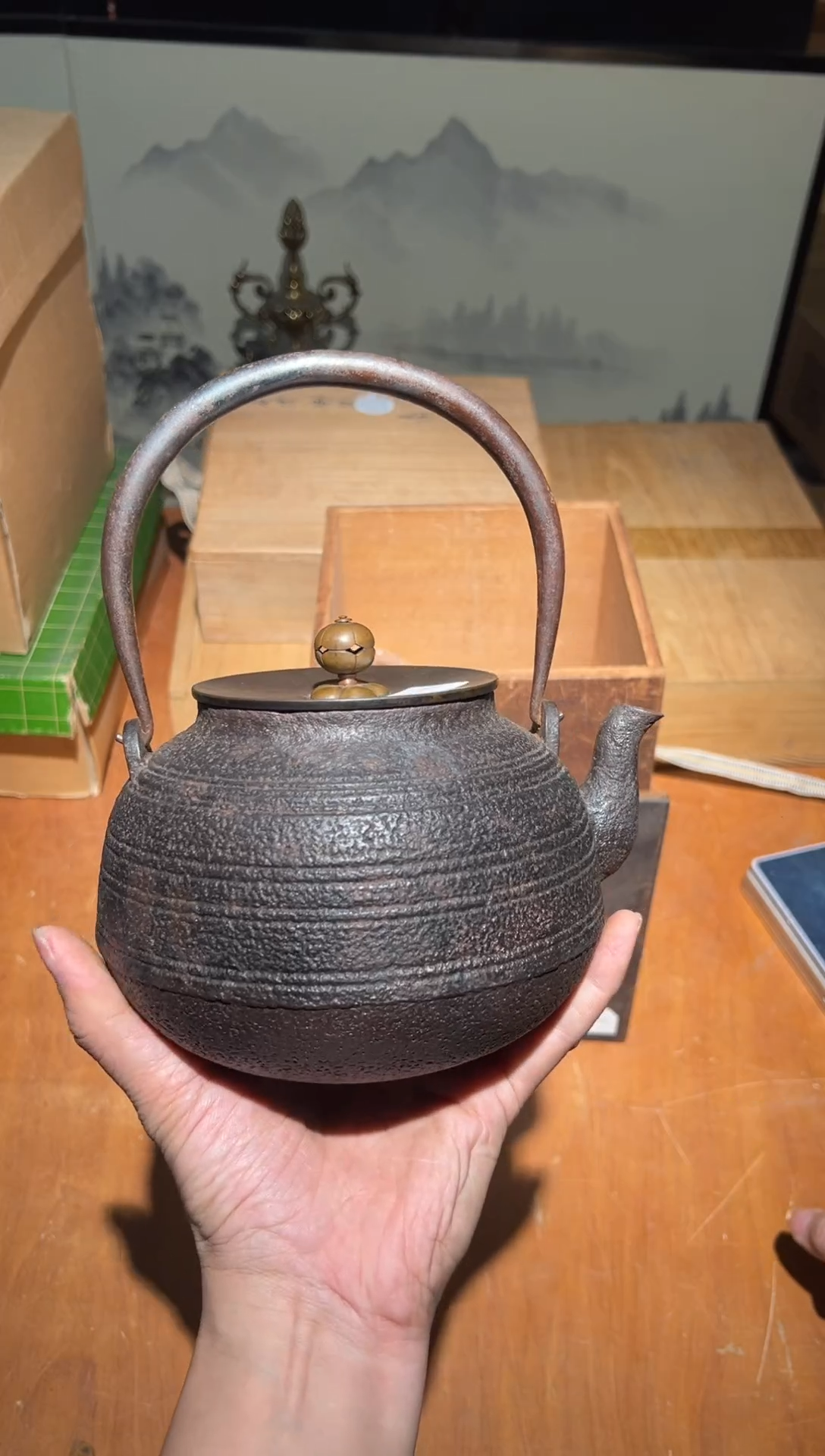 A2293铁壶中古周边/