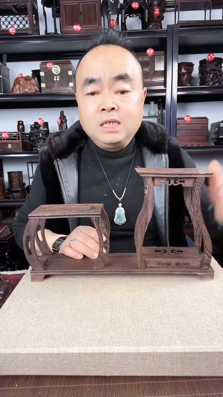 【闪购商品】木324瑕疵老李红木工艺品