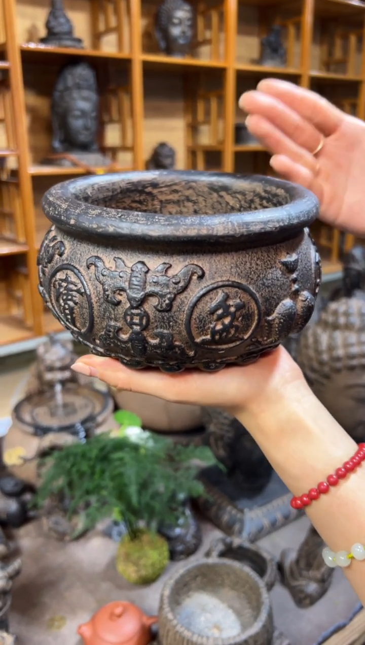 陶土【火山泥】聚宝盆