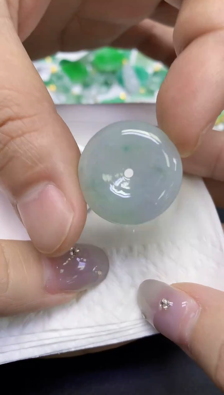 颈饰未镶嵌翡翠天然缅甸翡翠A货百元以上9元证书费自理