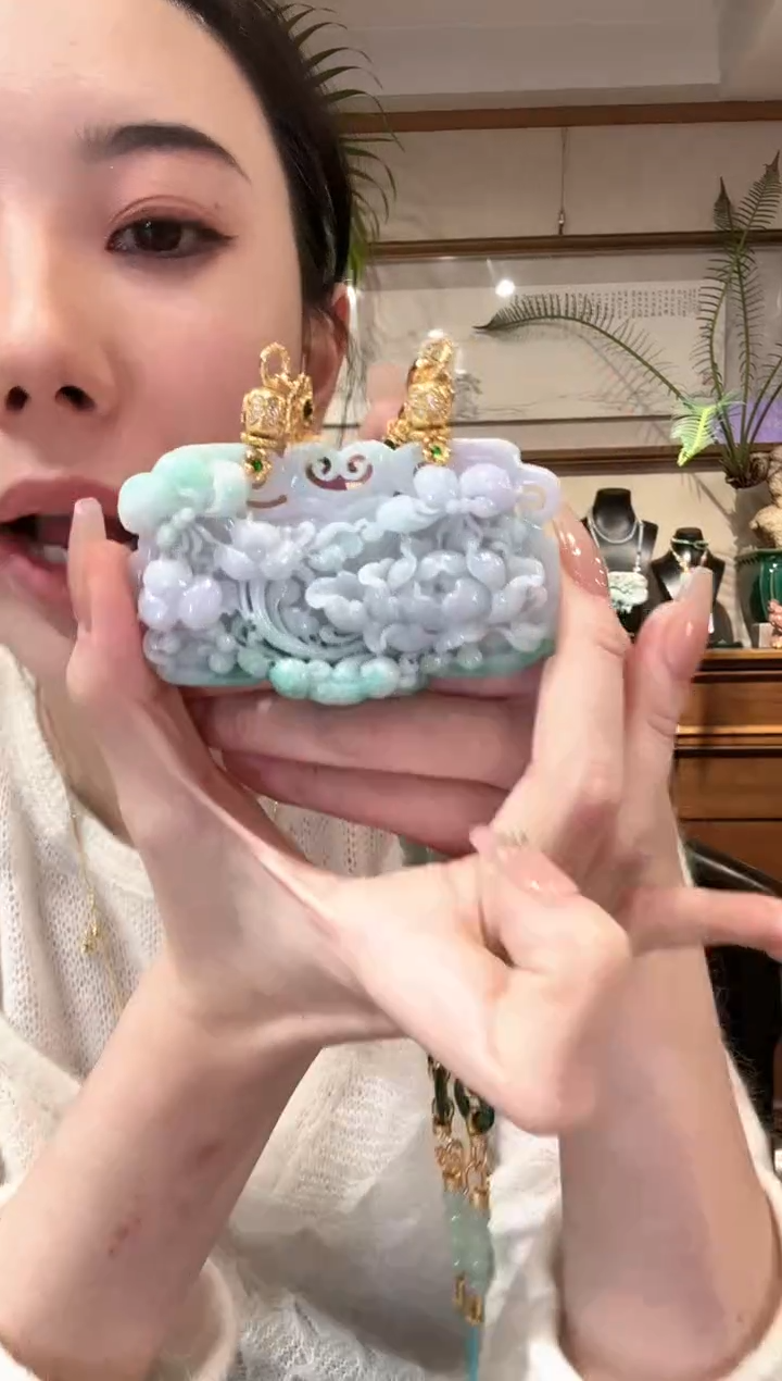 【闪购商品】翡翠颈饰未镶嵌国风