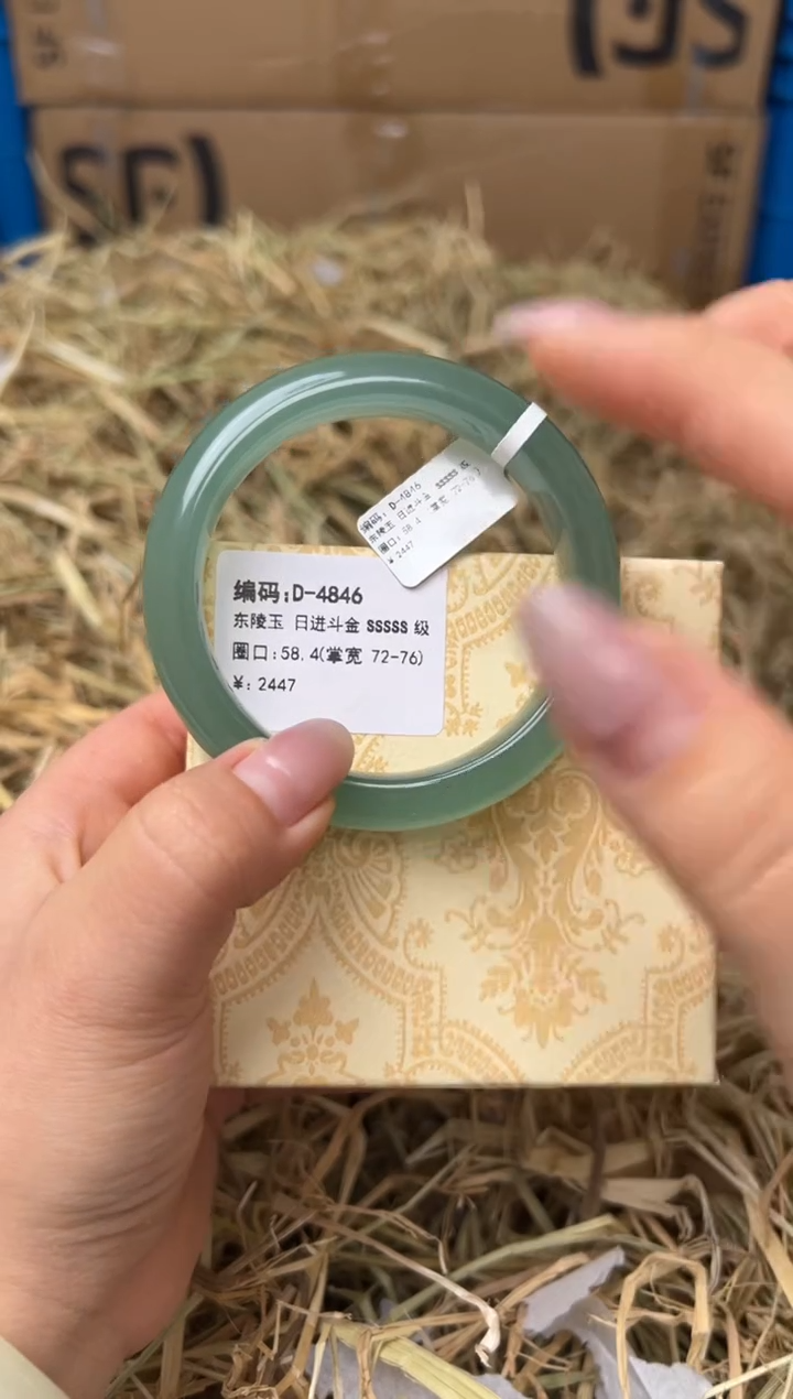 未镶嵌手镯石英质玉D-4846