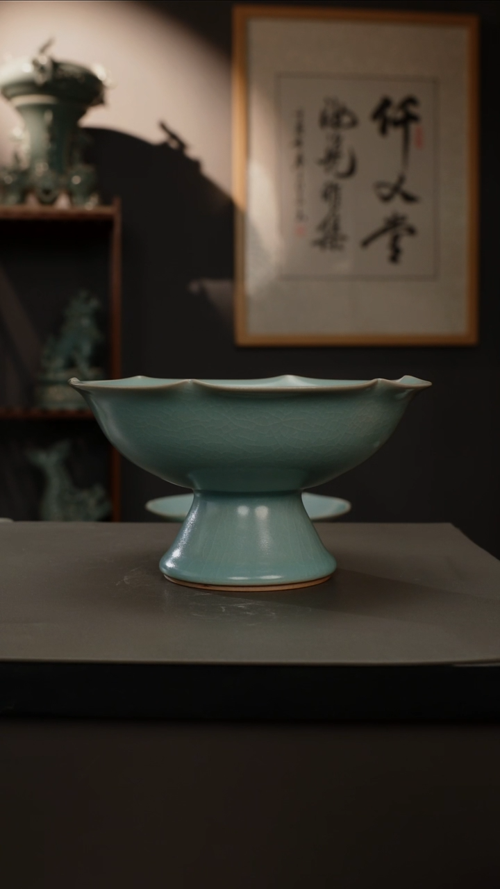 【闪购商品】杯原产地仿古釉果盘