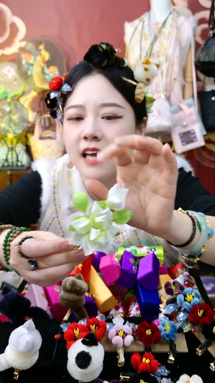 纯铜合金琉璃非遗绒花