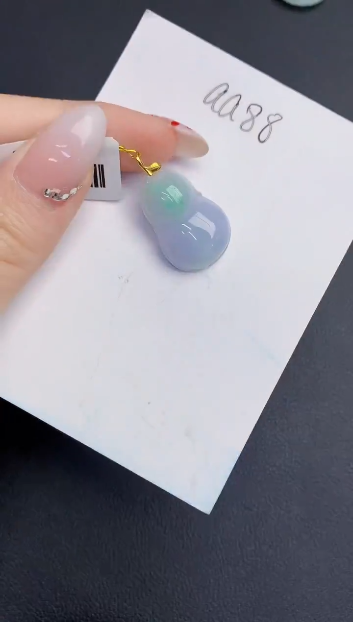 【闪购商品】翡翠颈饰18K金镶嵌0000000000