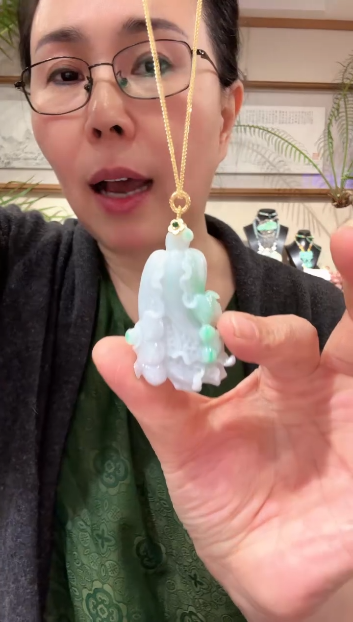 【闪购商品】翡翠颈饰未镶嵌国风