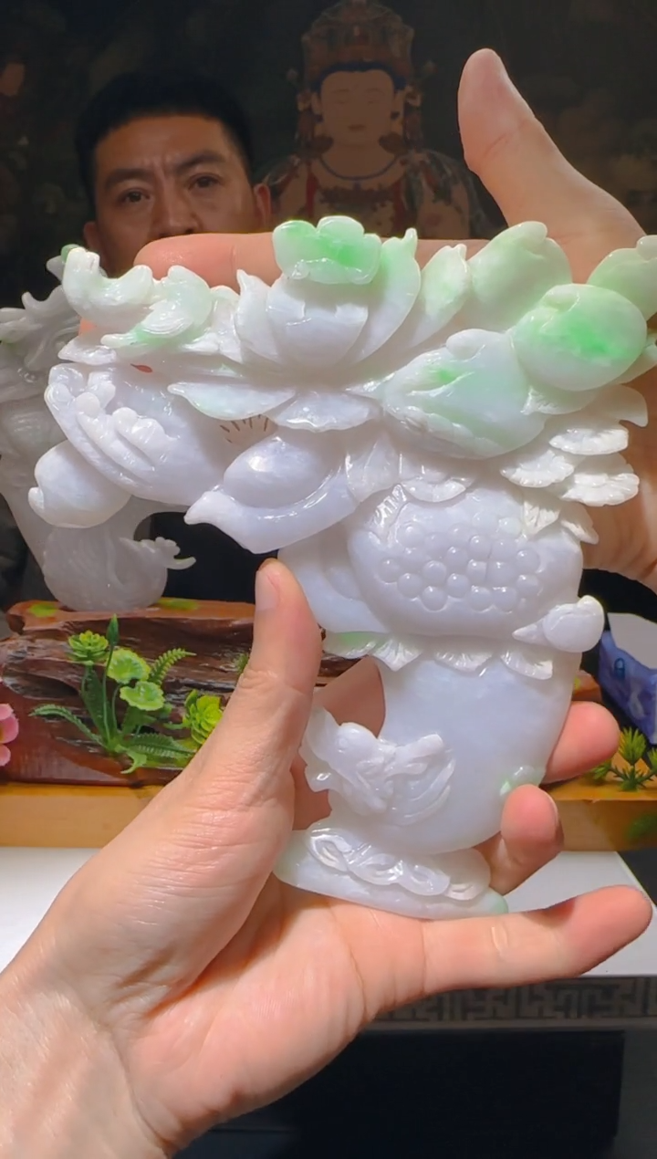 【闪购商品】定制翡翠未镶嵌L-@@QJSXJ217088