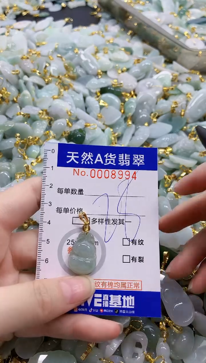 颈饰未镶嵌翡翠天然A货翡翠