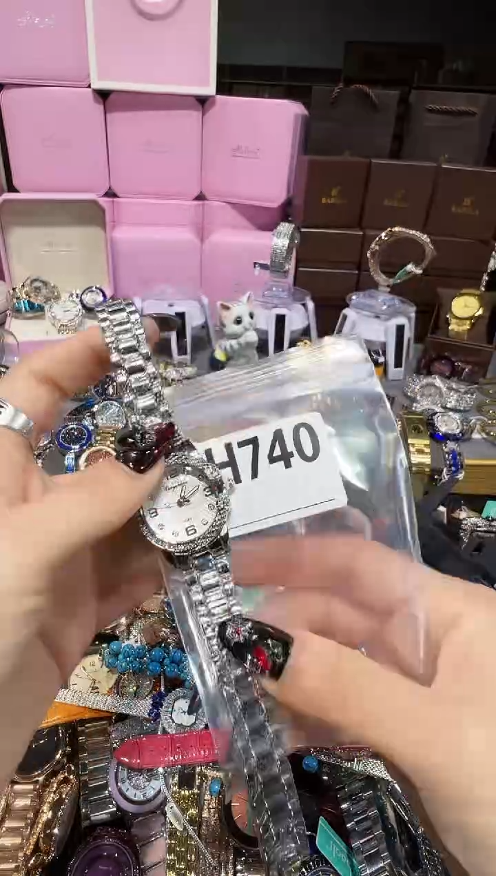 石英机芯不锈钢不锈钢直播定闪专用