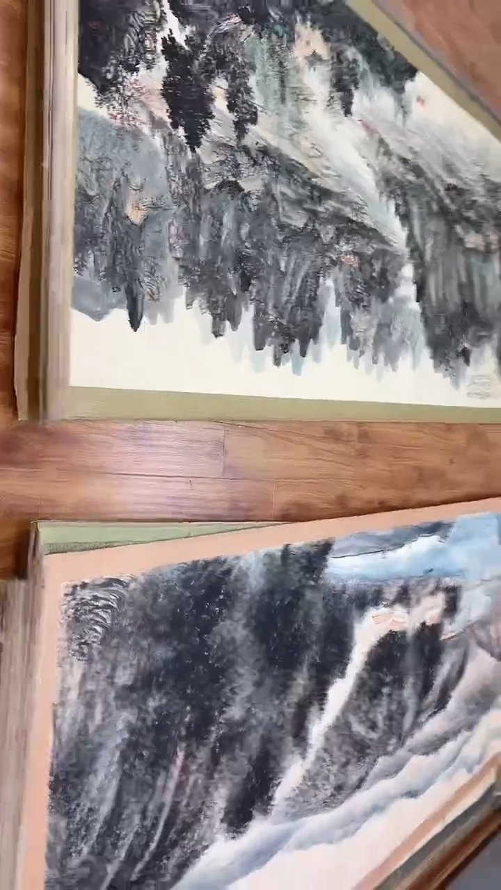 横款中式古典书画作品  