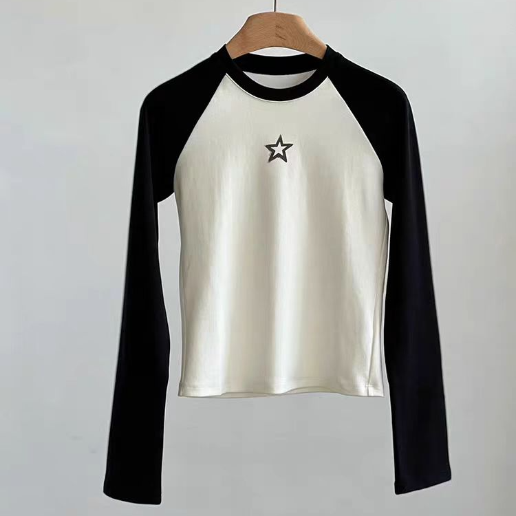 MC星星插肩上衣巨显瘦