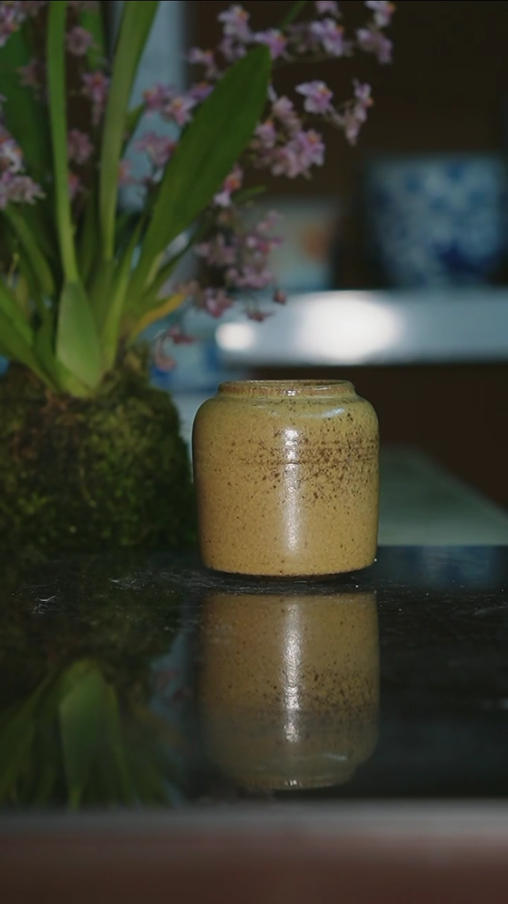 【闪购商品】白泥花盆手绘陶瓷内口3.6高6.6深