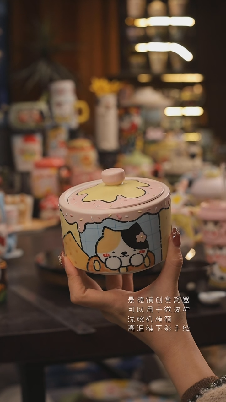 景德镇釉下彩绘设计师款式陶瓷