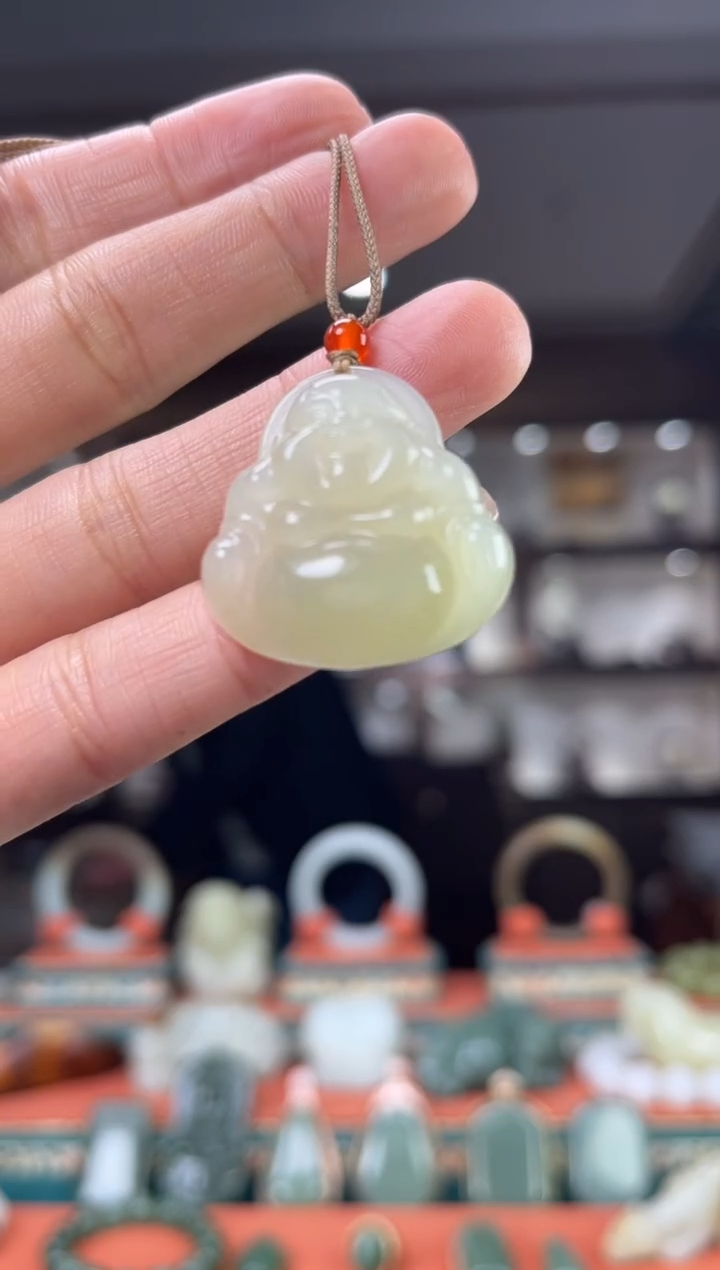 【闪购商品】和田玉颈饰未镶嵌佩佩28mm左右