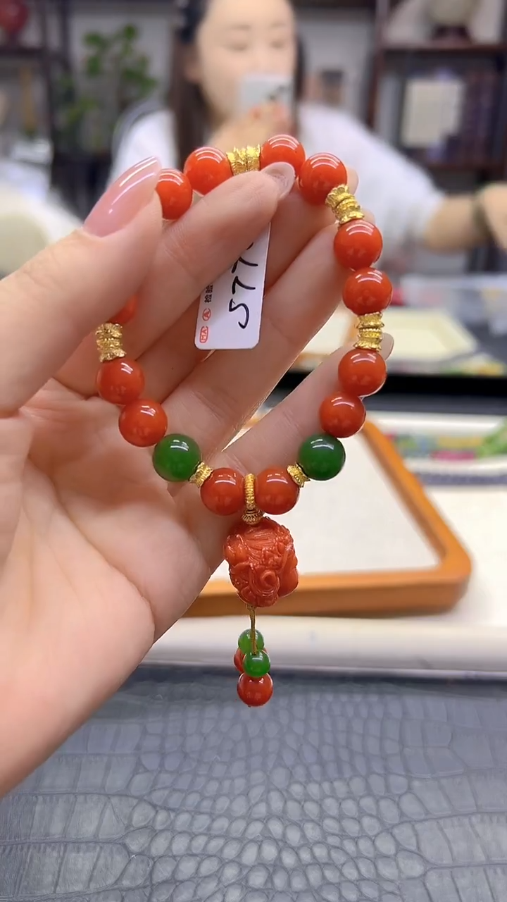 未镶嵌手链南红玛瑙DIY款S770