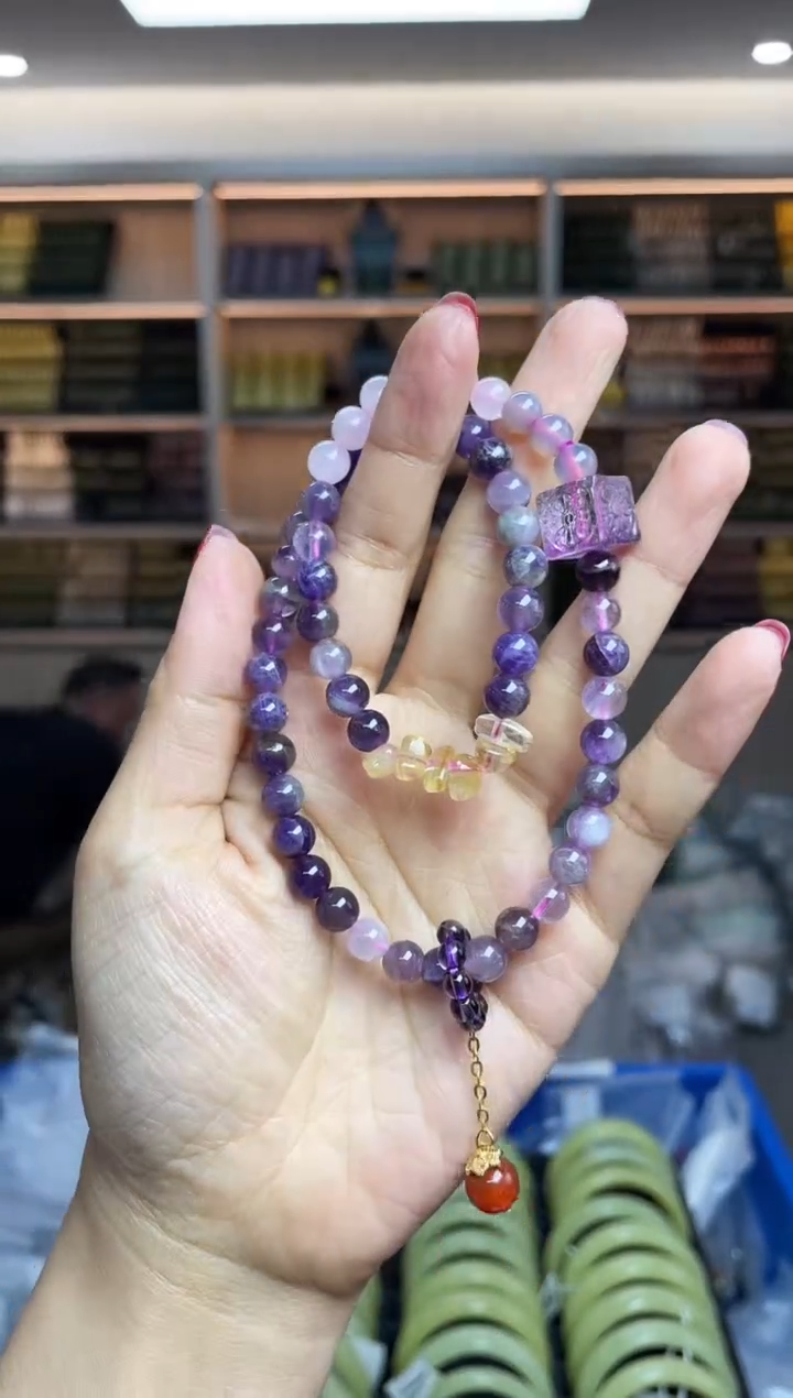 【闪购商品】紫晶·未镶嵌多样性发一件