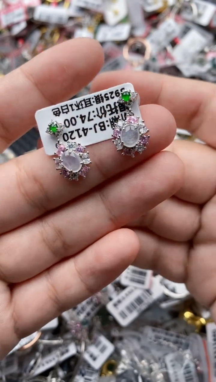 【闪购商品】翡翠戒指银S925镶嵌33333---7