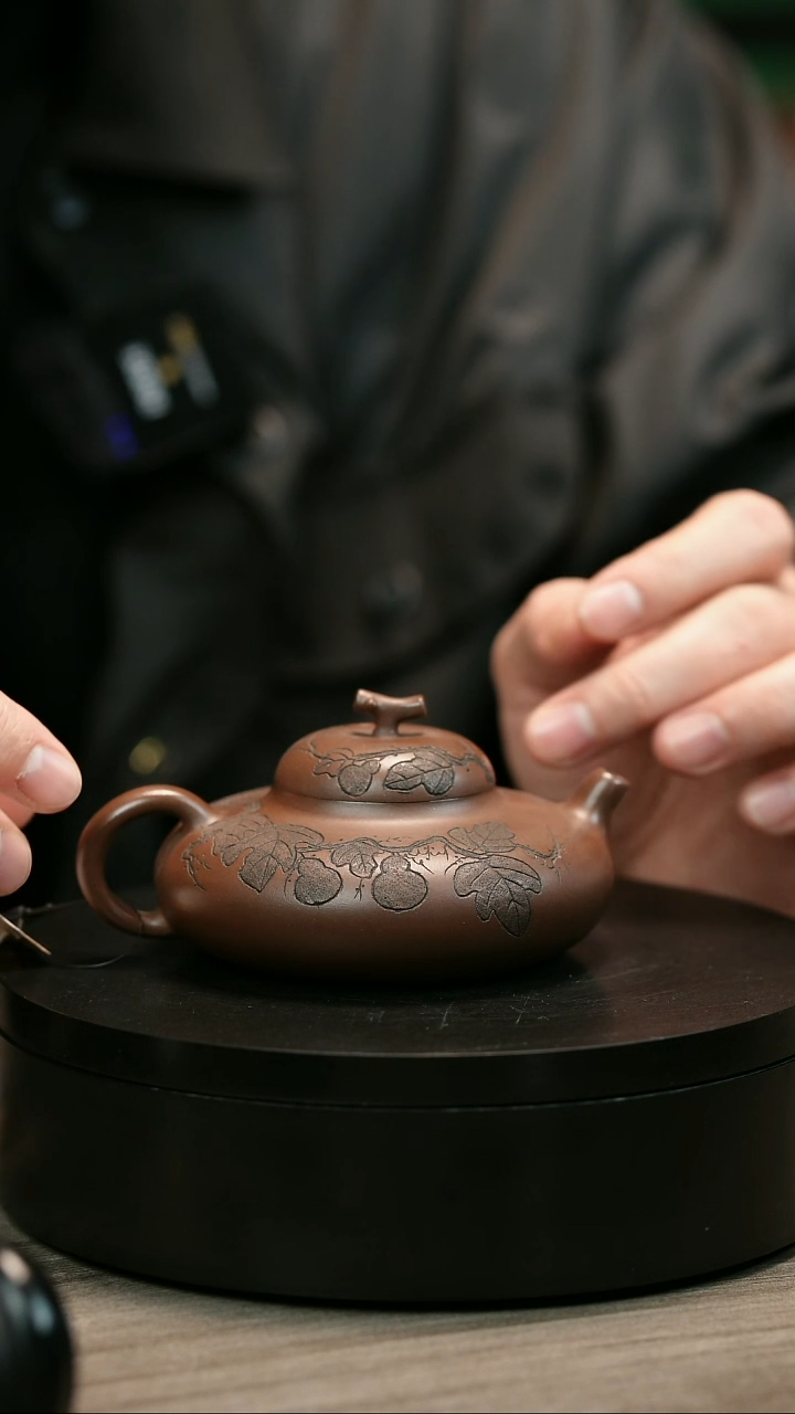 茶壶紫砂大*?H1499赵信军葫芦华颍