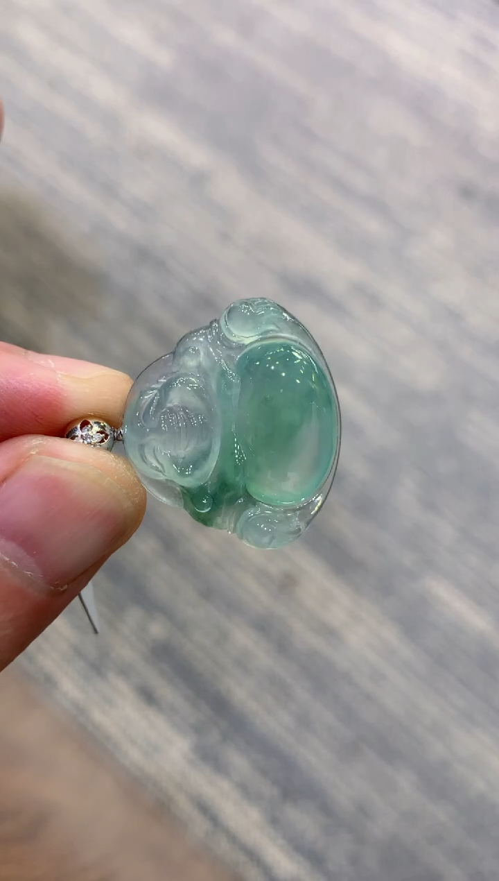 颈饰未镶嵌翡翠天然A货翡翠