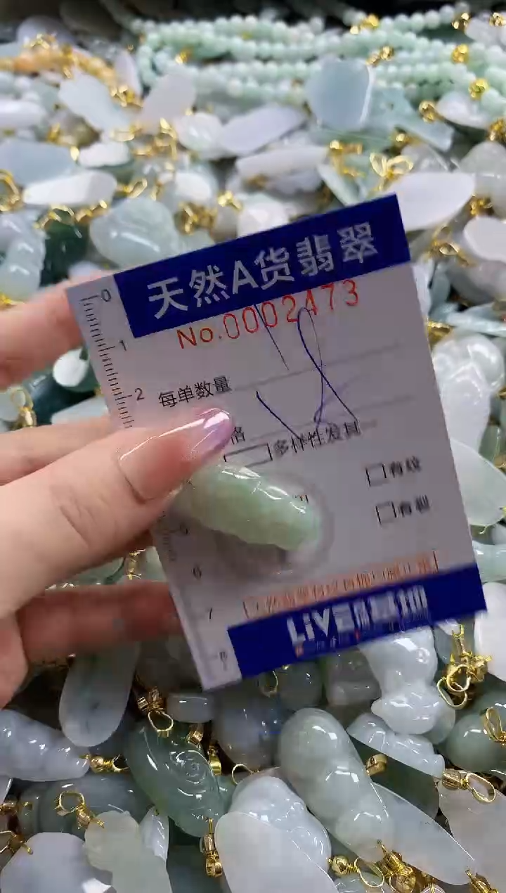 颈饰未镶嵌翡翠天然A货翡翠