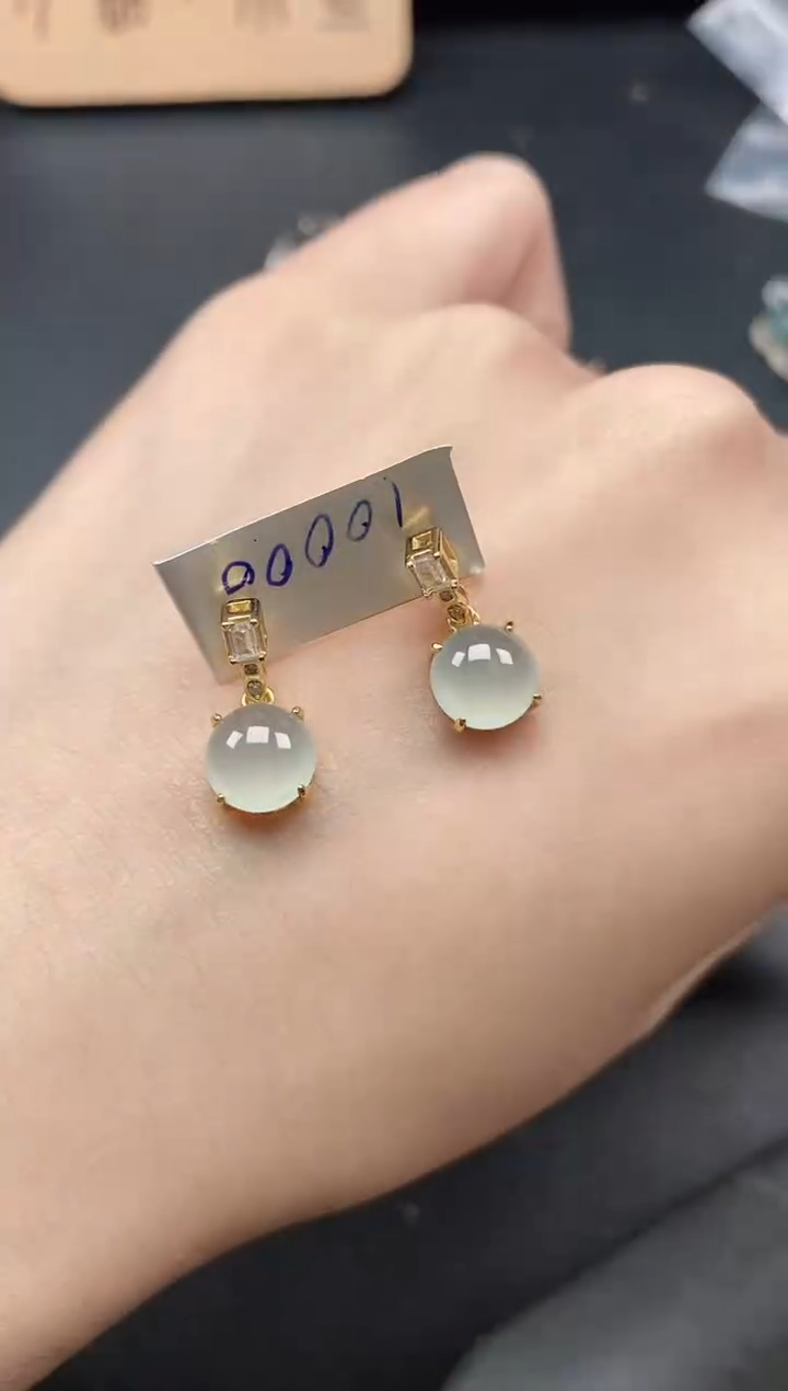 翡翠戒指银S925镶嵌51511