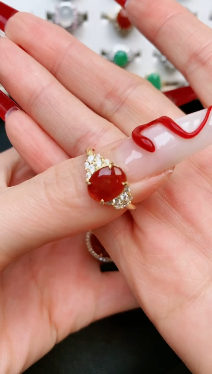 【闪购商品】翡翠戒指银S925镶嵌....