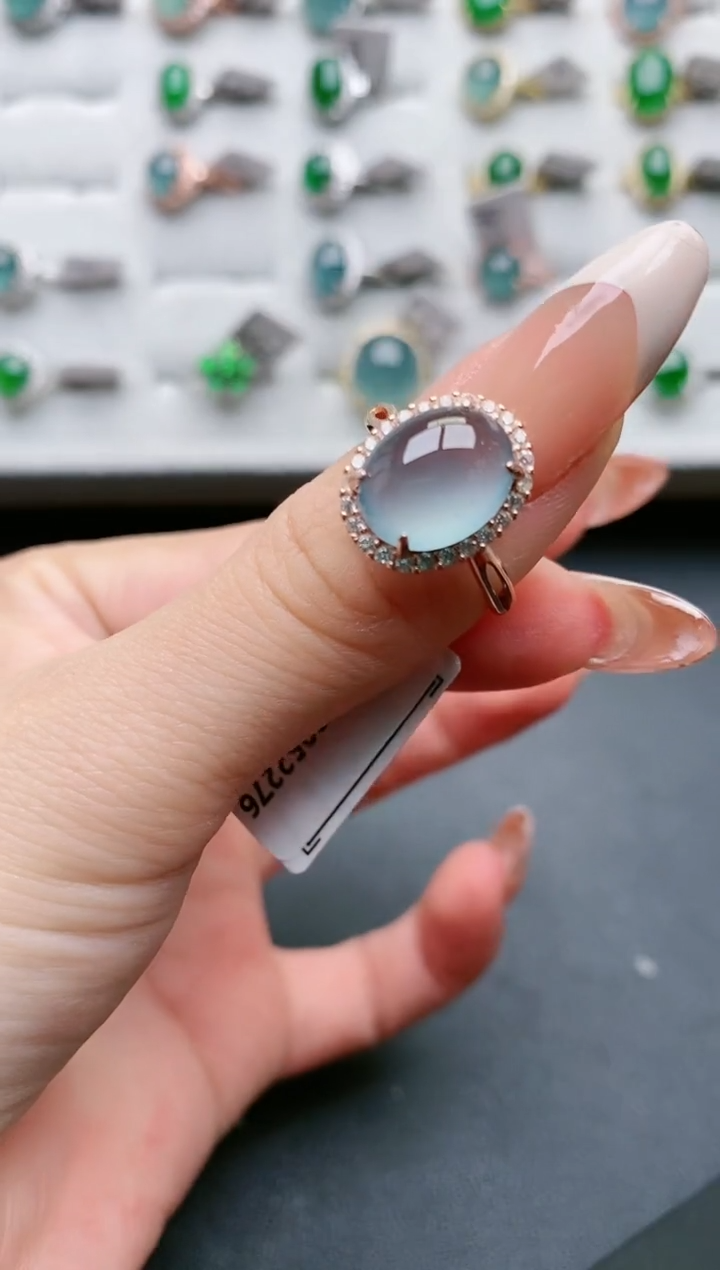 【闪购商品】翡翠戒指银S925镶嵌11111111