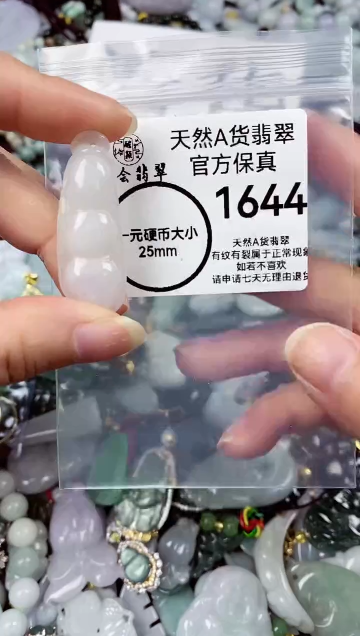 【闪购商品】翡翠颈饰未镶嵌天然A货翡翠1644