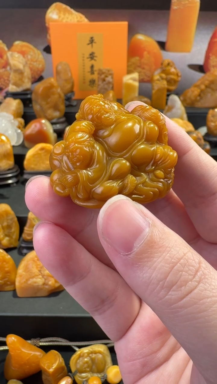 【闪购商品】田黄石半知田黄直播间