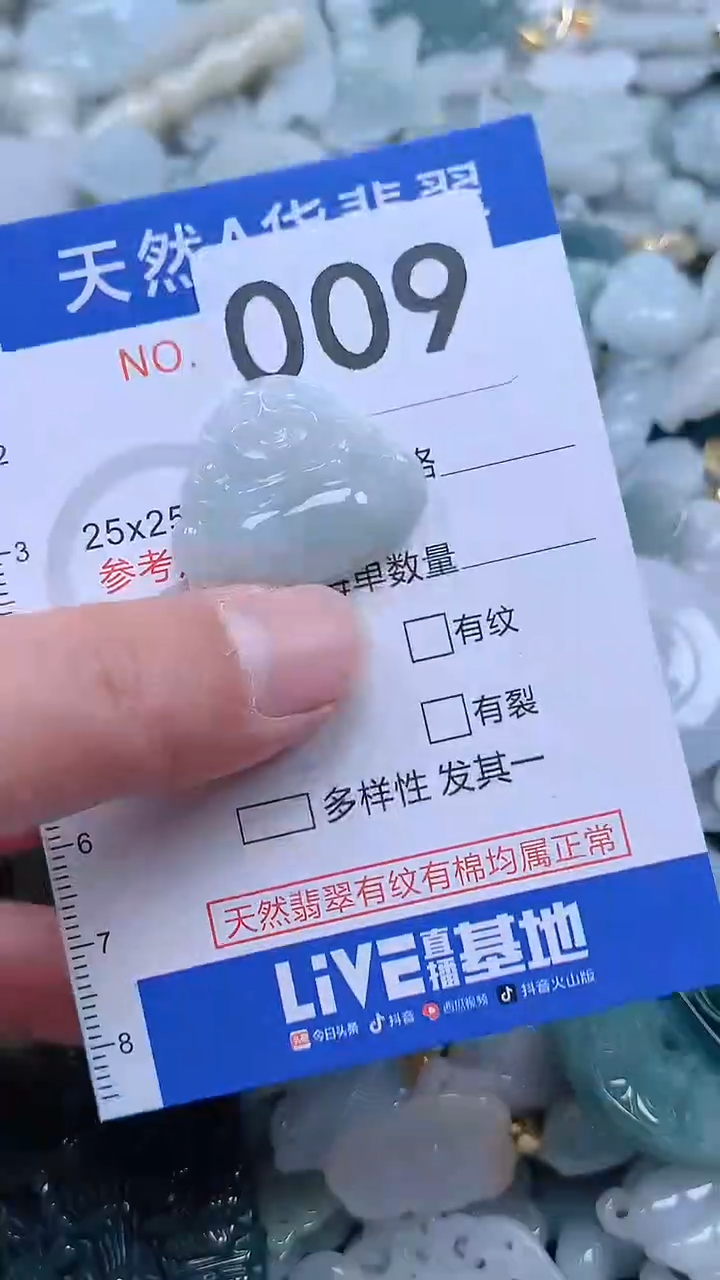 翡翠未镶嵌吊坠(不含链)1