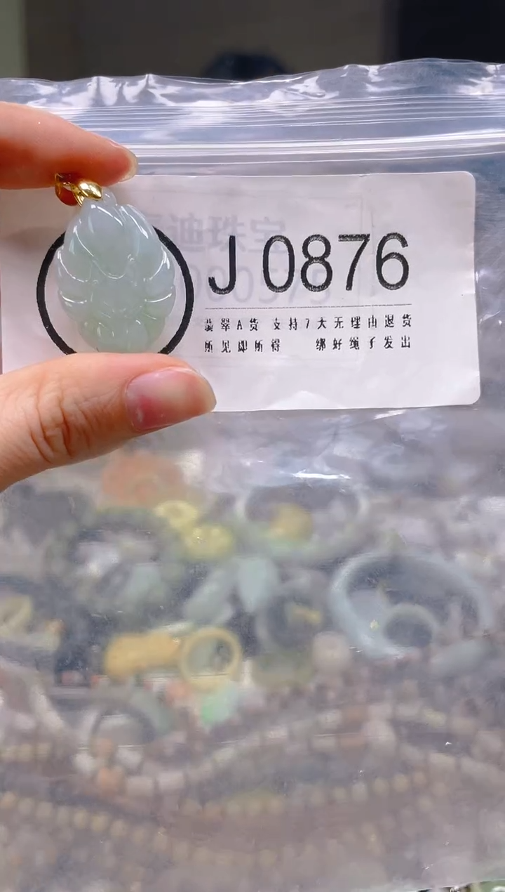 翡翠未镶嵌颈饰/J/翡翠A货一图一物