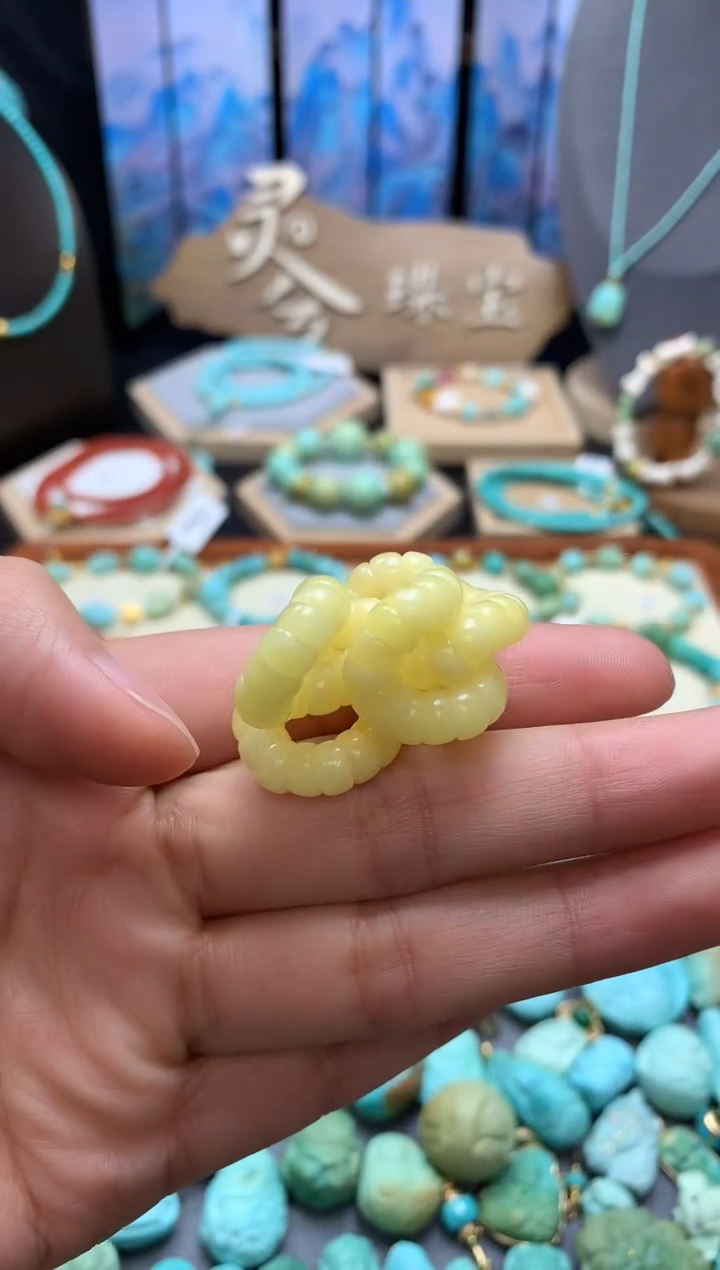 【闪购商品】蜜蜡手链未镶嵌精工蜜蜡大肠项链