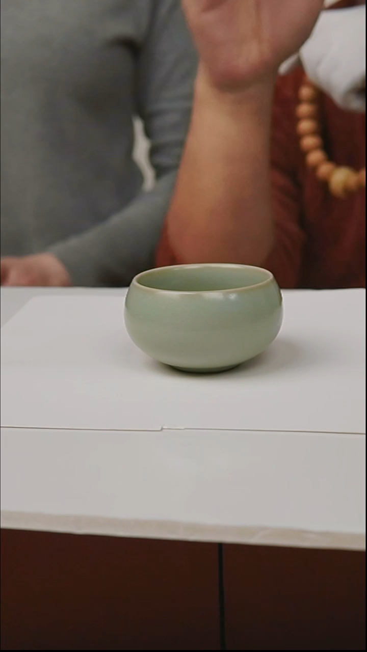 杯子瓷富山严选汝瓷，禅定杯