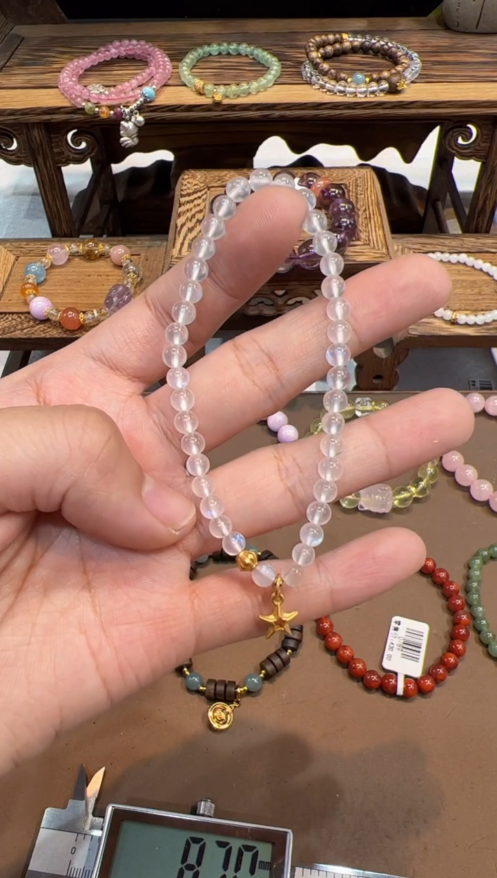 【闪购商品】长石手串未镶嵌@@手饰
