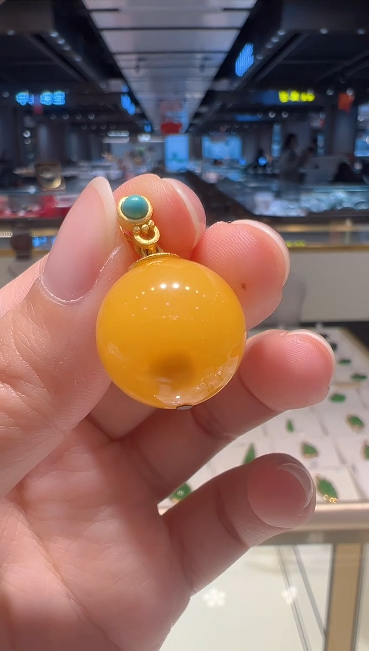 【闪购商品】蜜蜡颈饰银S925镶嵌37//////