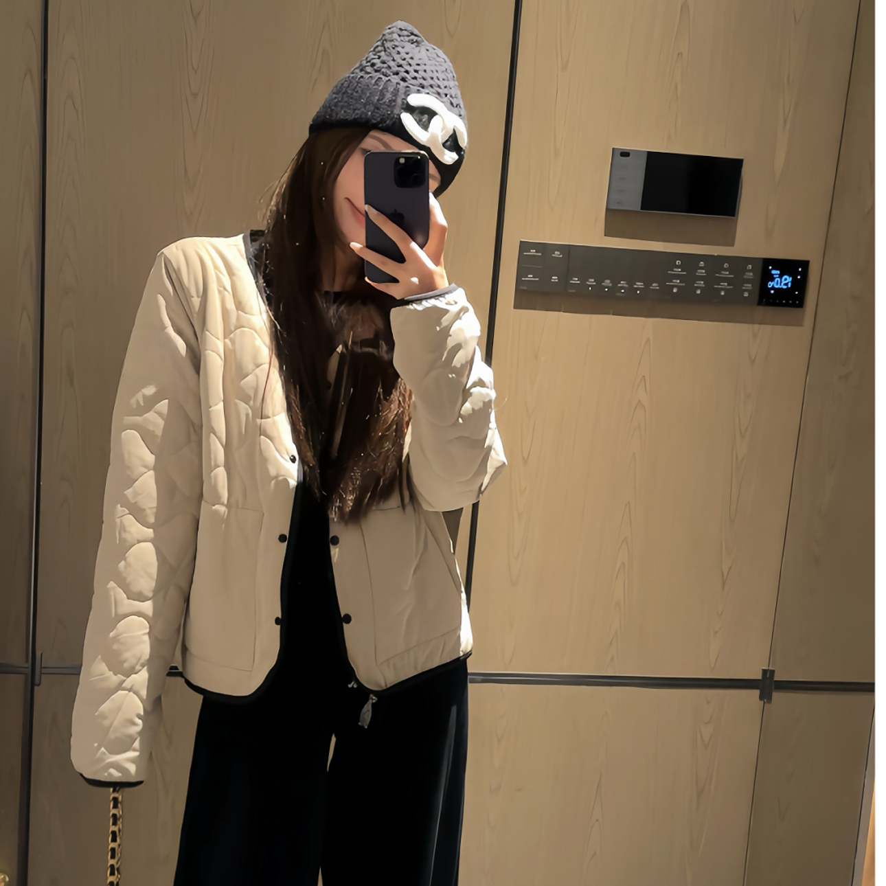 【加拿大限定】气质厚款网红棉服长袖百搭常规型