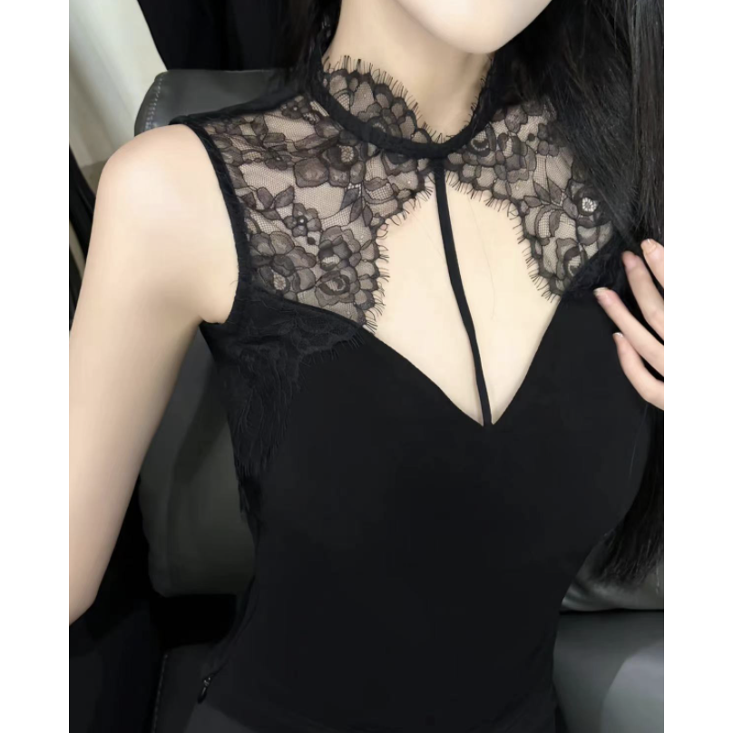 【壹壹百搭小打底】设计感收腰显瘦蕾丝内搭24683