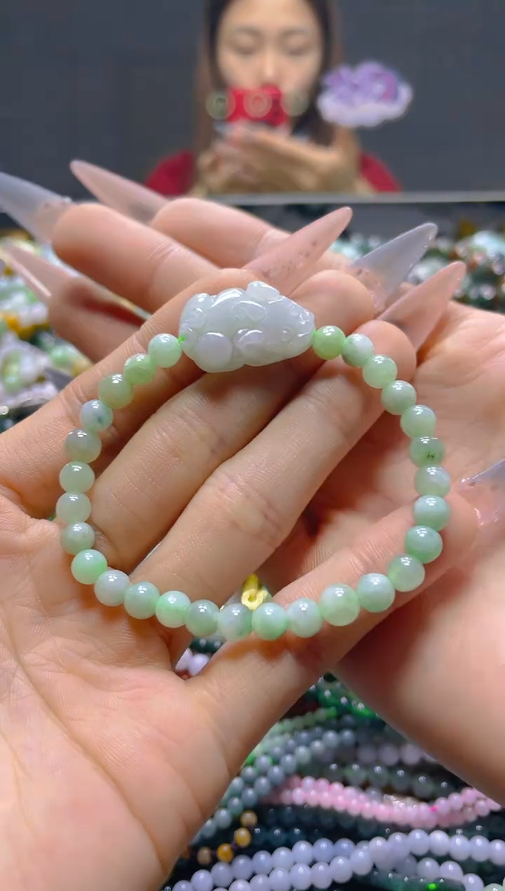 颈饰未镶嵌翡翠5MM