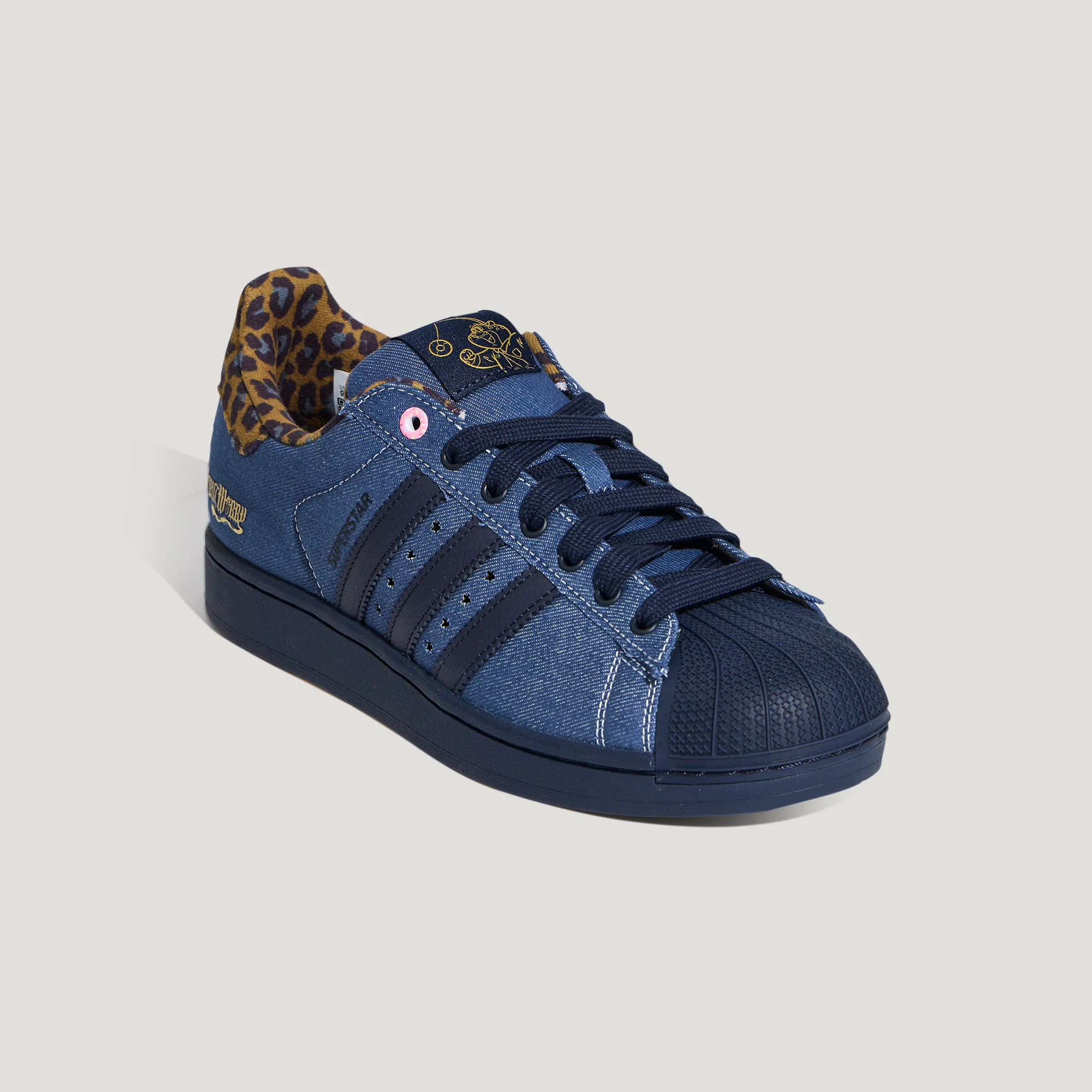 Adidas三叶草疯狂动物城联名款贝壳头板鞋蓝色橡胶鞋子KH7260