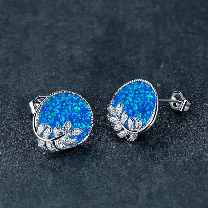9070【原创欧泊opal系列】设计师澳宝耳饰