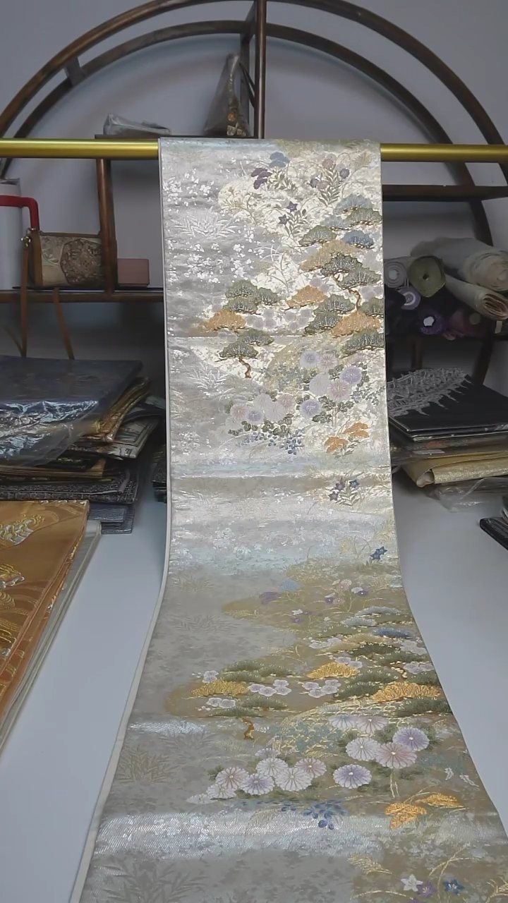 【闪购商品】织绣36西阵织六通松树