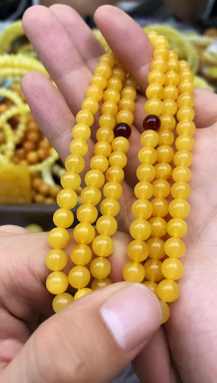 裸石蜜蜡未镶嵌链子