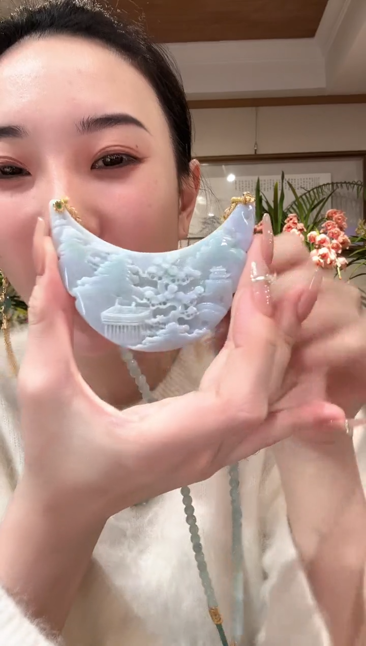 【闪购商品】翡翠颈饰未镶嵌国风