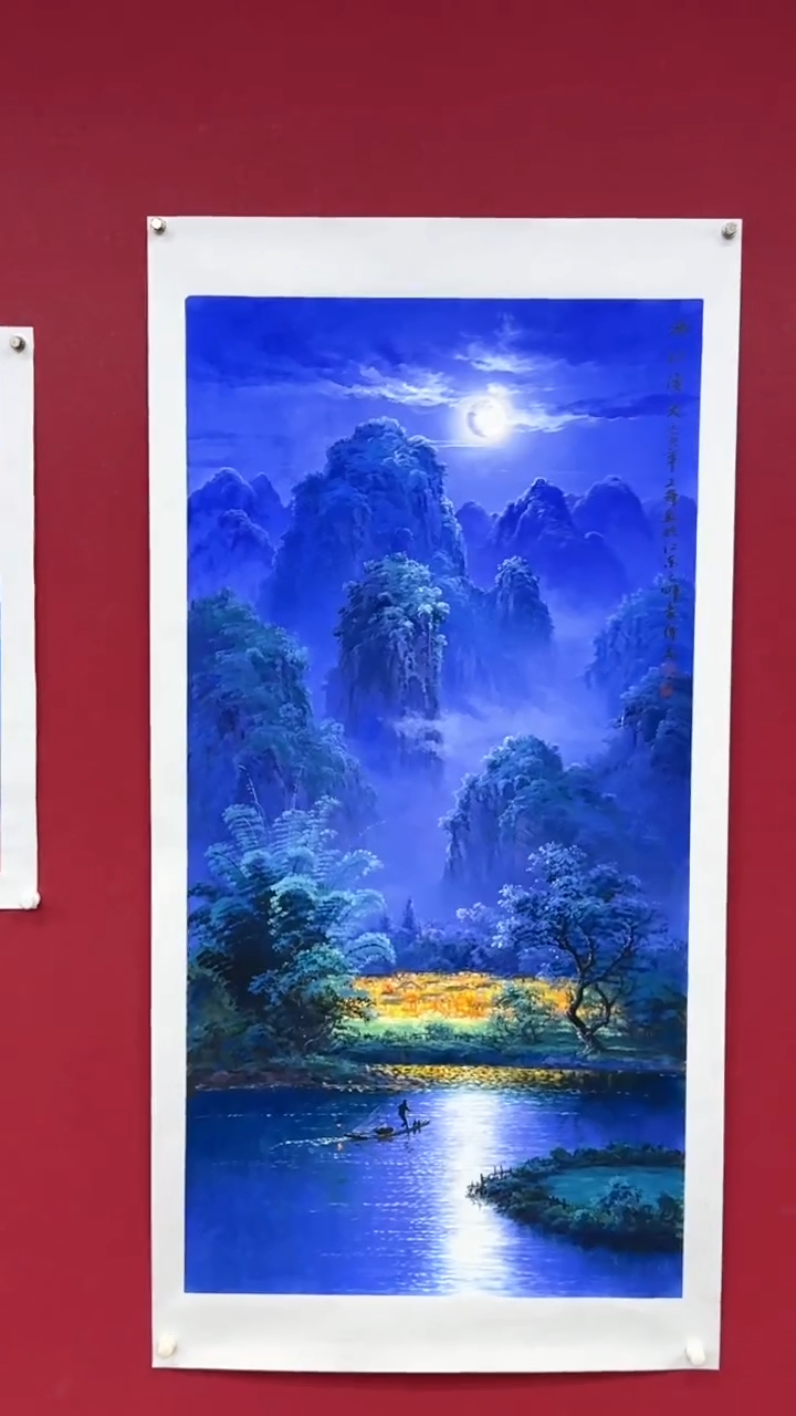 国画国画绘画山水花鸟