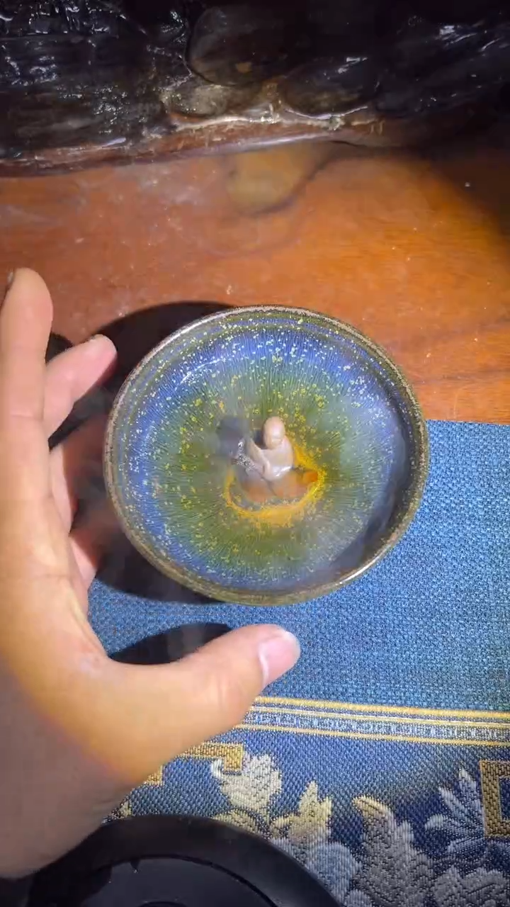 【闪购商品】茶盏名家谢长旺建盏（带证书礼盒）36